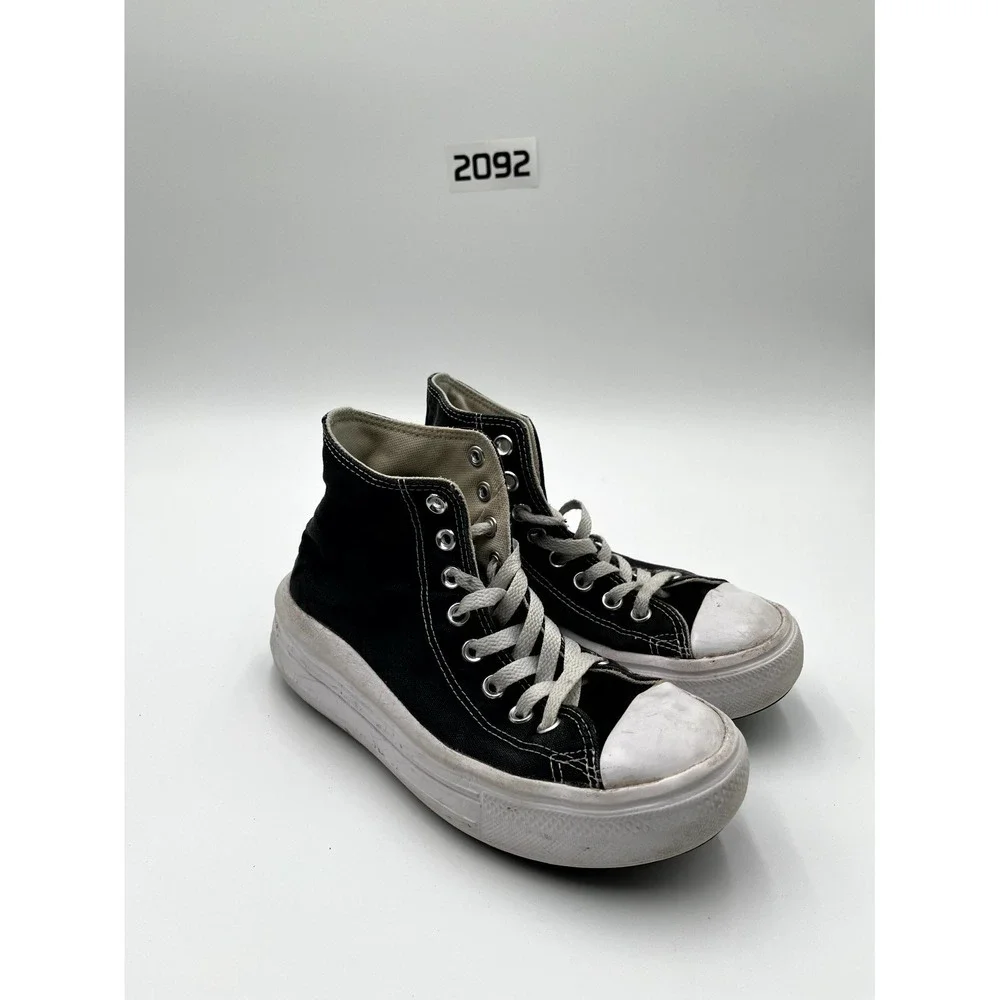 Converse Chuck Taylor All Star Move Unisex Comfort‎ Shoes Black Platform Sneaker